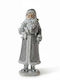 Santa Claus Silver 28x9x9cm