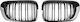 Mtuning Sports Grill Double Ribs Gloss Black Bmw 3 E46 Before Lift 1999-2003