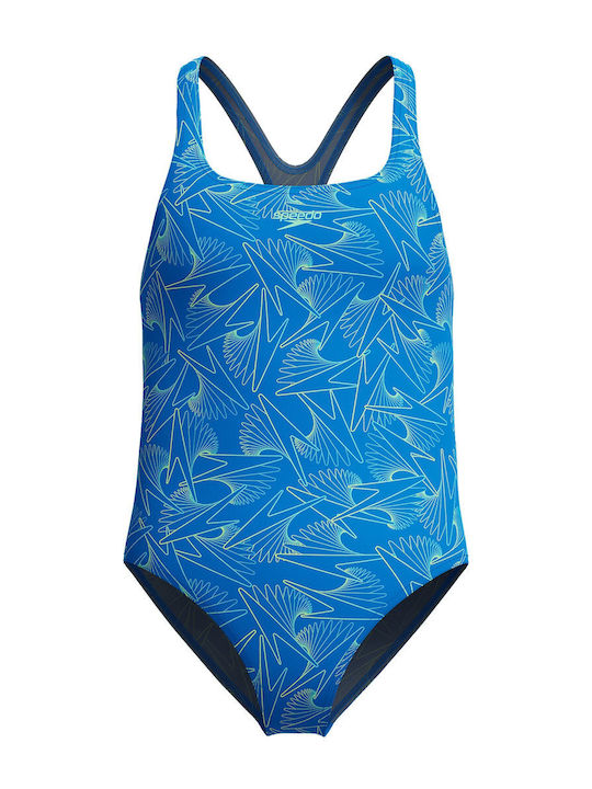 Speedo Kinder Badeanzug Einteilig Blue/celeste