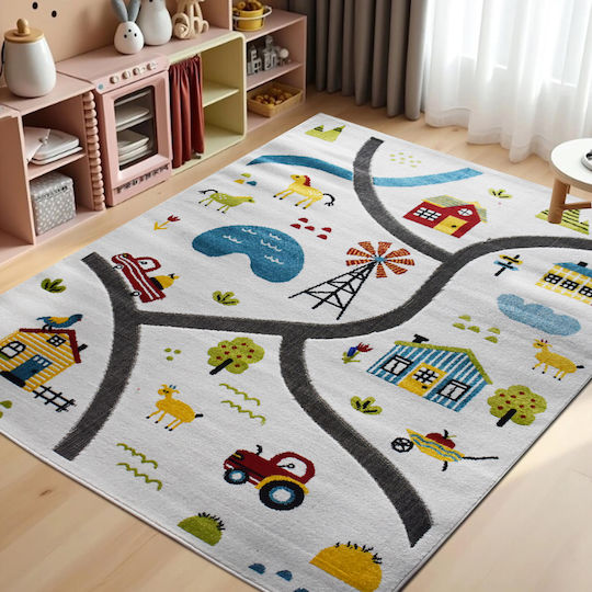 Ферма Детска игрална пътека Екрю 160x210см
