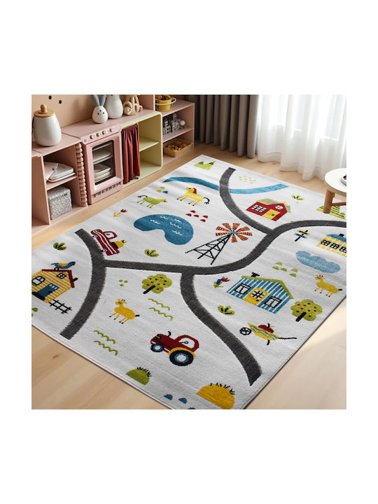 Φάρμα Χαλάκι Δραστηριοτήτων Εκρού 133x170cm