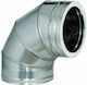 Ecke 90° Edelstahl Doppelwandig Inox Φ130-180
