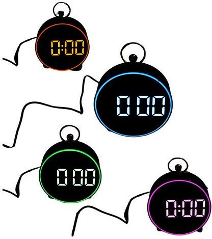 Dorosimo Tabletop Digital Clock with Alarm (Μiscellaneous Colors)
