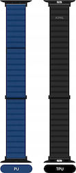 Jcpal Jcpal Flexduo Strap Apple Watch 38 40 41 Mm Black Navy Blue