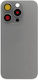 Apple Iphone 15 Pro Backcover Magsafe+camera Lens Natural Titanium Grade A