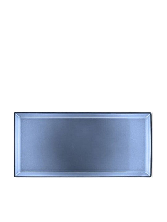 Revol Serving Platter Rectangular made of Porcelain Blue 32.5x15cm