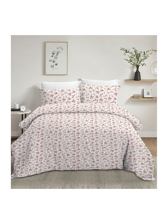 Olia Home Bettbezug Baumwolle Übergröße 220x240 Floral
