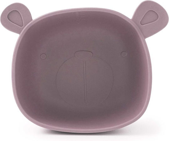 The Cotton Cloud Baby Food Bowl made of Silicone Purple