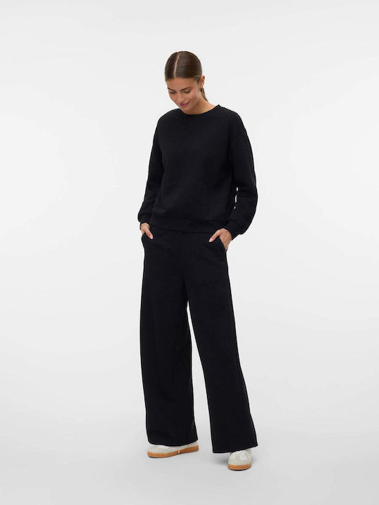 Vero Moda Дамско Текстил Панталон Black