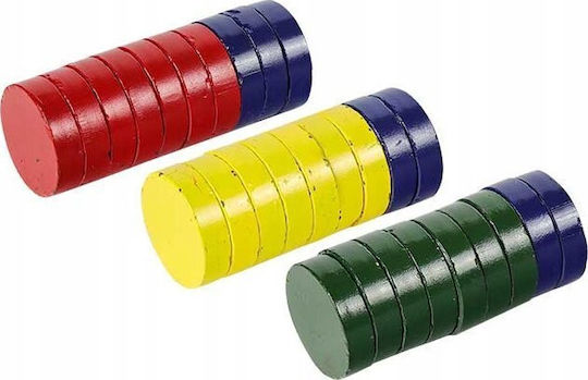 Μαγνήτες Πίνακα Fandy Διάμ.40mm Μίξη Χρωμάτων 28