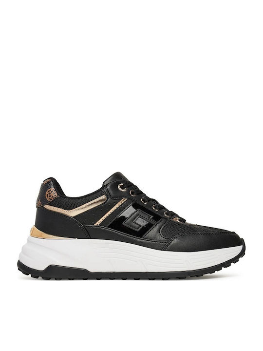 Guess Fonzi Sneakers Μαύρα