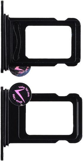 Iphone 16e Dual Sim Card Holder Black 3p