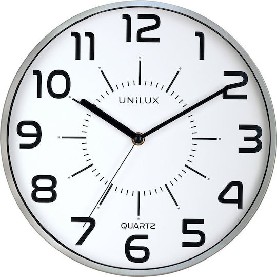 Unilux Pop Wanduhr Gray