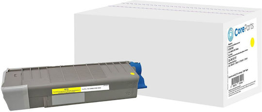 Coreparts Тонер Жълт 43381905 Страници 2.000 OKI C5600/C5700 Серия