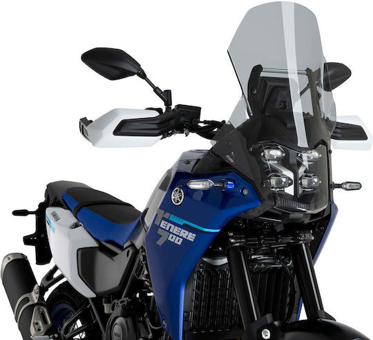 Puig Touring Motorcycle Windshield & Windscreen Tinted Visor for Yamaha Tenere 700 PUIG-22515H