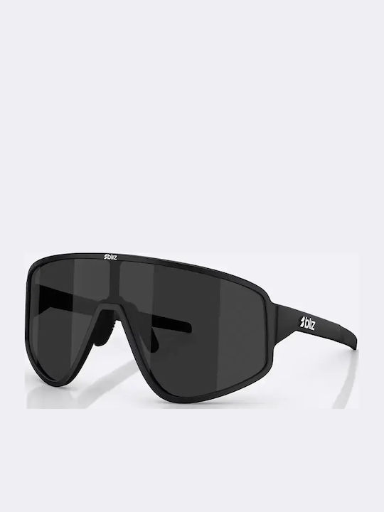 Bliz Unisex Sunglasses with Black Frame and Black Lens