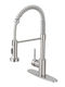 Kitchen Faucet Counter Retractable Silver