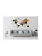 3D Wall Decor Handmade Made of Wood 190x110cm 45 Pieces