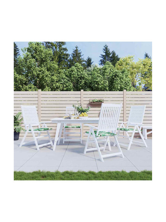 vidaXL vidaXL Gartenstuhlkissen Grün 4 Stück 50x50cm