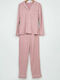 Fuanna Winter Women's Pyjama Set Pink
