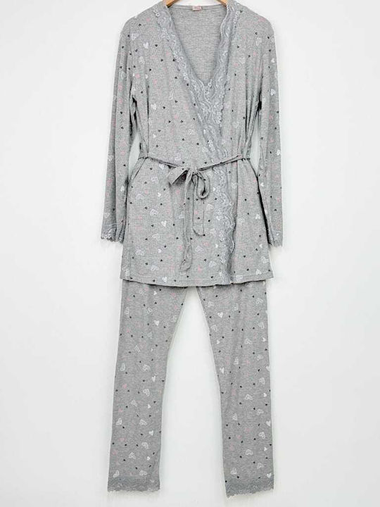 Cootaiya Winter Women's Pyjama Set Gray