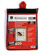 Home & Camp Mosquito Net Window With Velcro Permanent Black 160x300cm