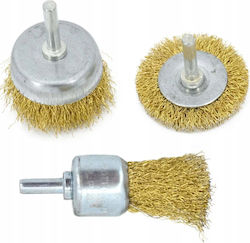 Awtools Shank Wire Brush 3pcs
