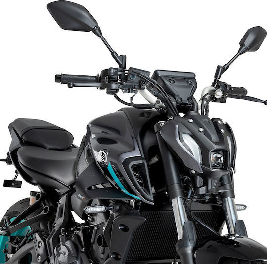 Puig Спойлери на Мотоциклет за Yamaha MT-07 Черен 1бр