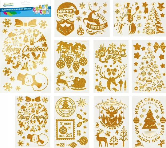 Craft with Fun Χριστουγεννιάτικα Aufkleber