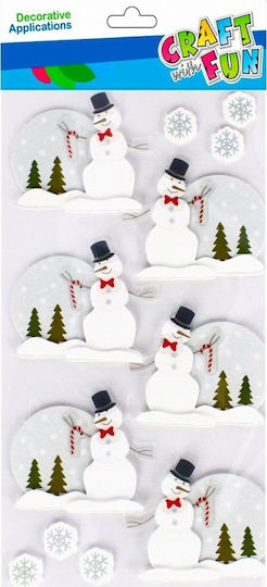 Craft with Fun Christmas with Design Χιονάνθρωπου