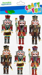 Craft with Fun Weihnachtsaufkleber 6 Stück