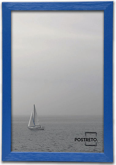 Mexico Wooden Photo Frame with Blue Frame