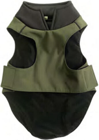 Glee Green Dog Coat Medium with 32cm Back Length