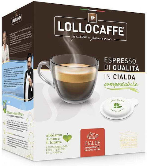 Lollo Caffe Kapseln Espresso Dek Kompatibel mit Maschine E.S.E. Pod 100Mützen