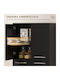 Floor Cabinet Black Wood 59x31x155cm