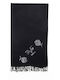 Women's Wool Scarf Black