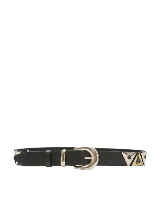 Leather Women's Belt Black