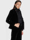 ALE - The Non Usual Casual Women's Velvet Waisted Blazer Black
