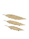 Marhome Platou Decorativ Metalic Auriu 1buc
