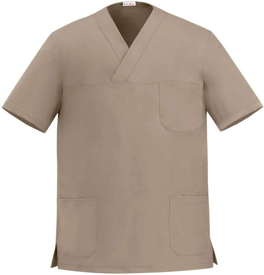 Egochef Μπλούζα Σεφ Unisex Μπεζ Leonardo