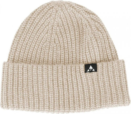 Beanie Unisex Beanie Gestrickt in Beige Farbe