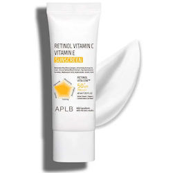 APLB Retinol Vitamin C Vitamin E Face Sunscreen SPF50+ 40ml APLB Retinol Vitamin C Vitamin E Face Sunscreen SPF50+ 40ml