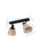 Eglo Seagard Doppel-Spot Mit E14 Fassung In Schwarz