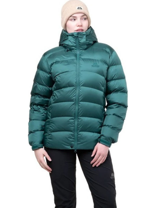 Γυναικείο Puffer Μπουφάν για Χειμώνα Deep Teal