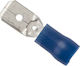 Ergom Quick Disconnect Electrical Terminals Blue 1131-515AA-ER050 Set Of 100 Pieces