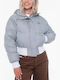 Damen Puffer Jacke für Winter Silver Haze