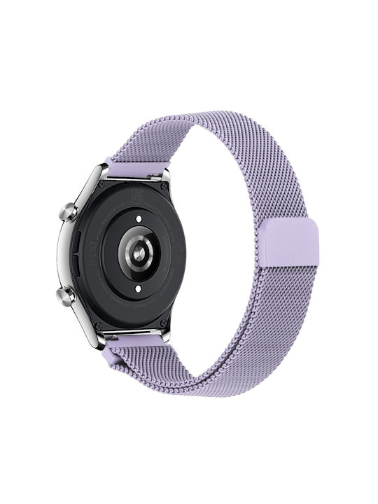 Λουράκι Milanese Stainless Steel Huawei Gt 6 46mm Gt 6 Pro 46mm? Watch 3 3 Pro Redmi Watch 5 Active Lite 22mm Purple