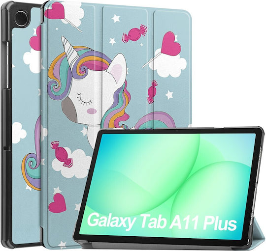 Techsuit Foldpro Samsung Galaxy Tab A11 Plus A9 Plus Unicorn