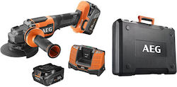 AEG Tools BEWS 18-125BLPX2-502C Τροχός με 2 Μπαταρίες 5Ah AEG Tools BEWS 18-125BLPX2-502C Τροχός με 2 Μπαταρίες 5Ah