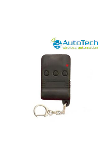 Autotech Αντιγραφικό Τηλεχειριστήριο Γκαραζόπορτας Σταθερού Κωδικού με 3 Κανάλια 433.92MHz